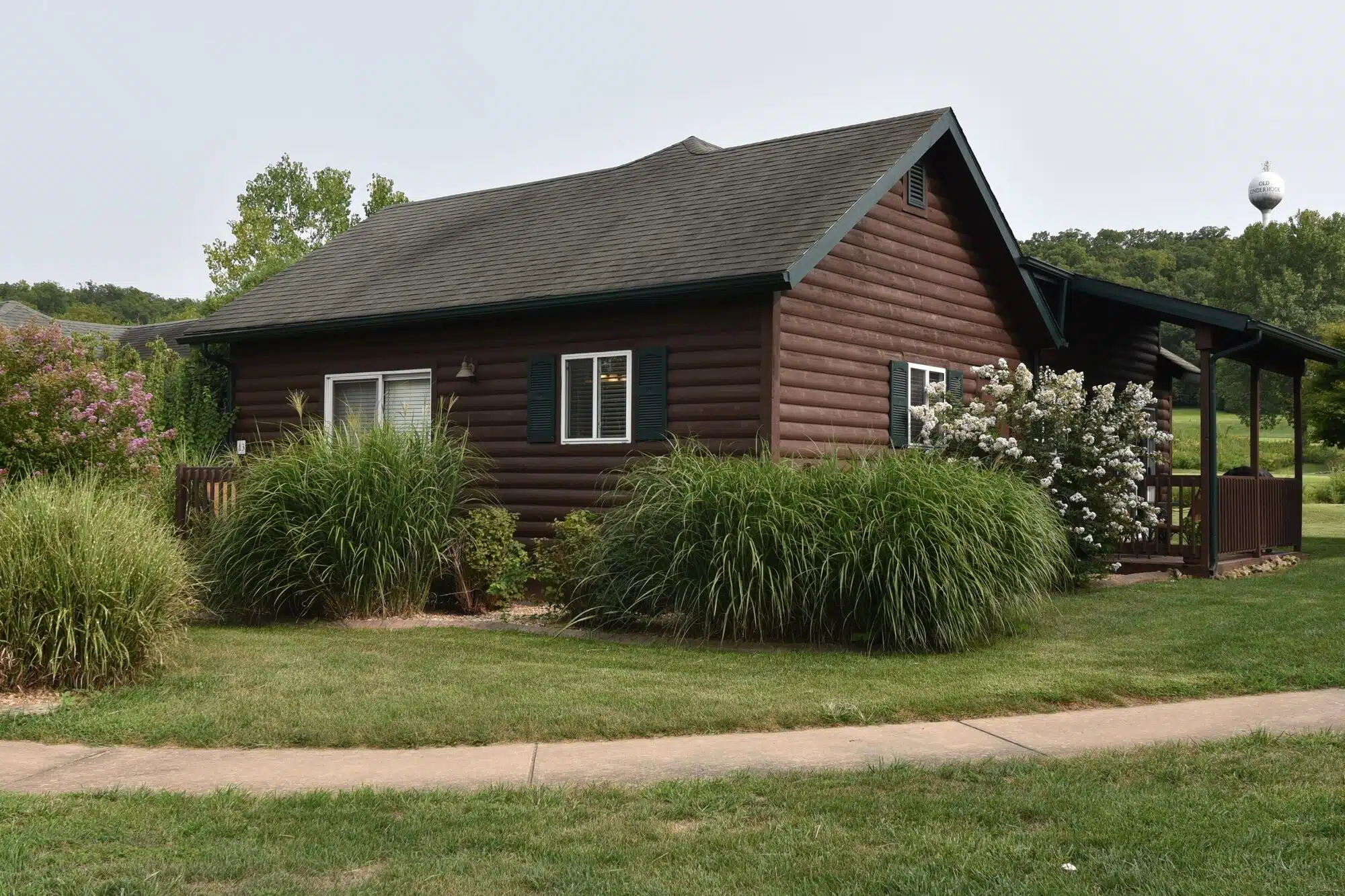 Street side of the cottage. Parking at the curb