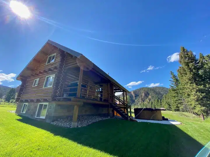 View of Lodge from Backyard
