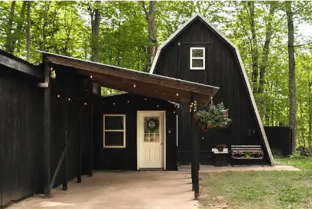 Explore an Enthralling Olde Salem A-Frame Cottage Near Lake Ontario