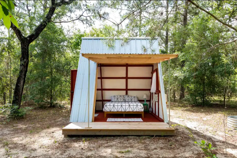 Aframe Cabin Tent For Two in Brooksville, Florida